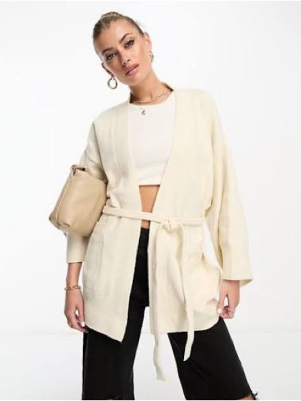 COMO | Vintage Belted Cardigan Cream | M